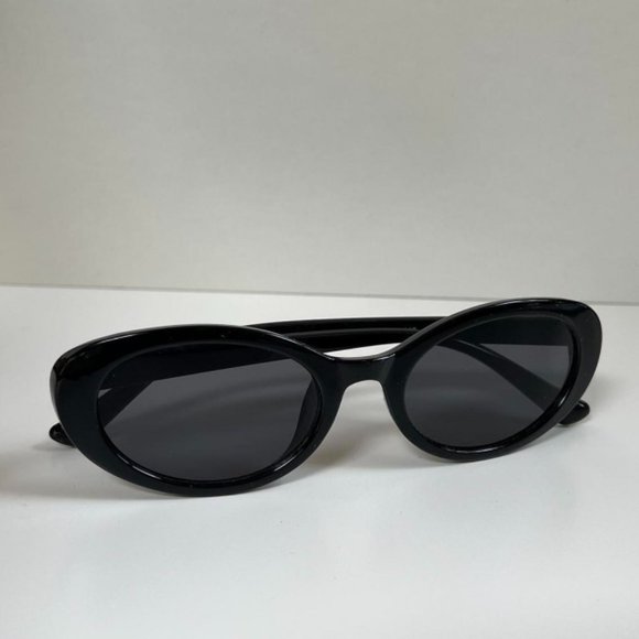Vintage unique retro style black round clout goggles sunglasses - Picture 2 of 5
